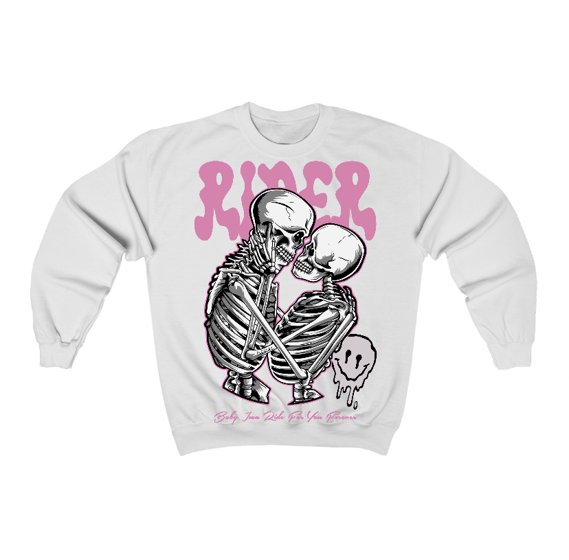 Orchid 4s Flontae Crewneck Sweatshirt Rider Graphic