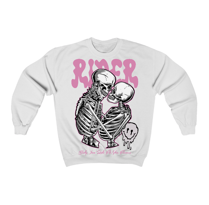 Orchid 4s Flontae Crewneck Sweatshirt Rider Graphic