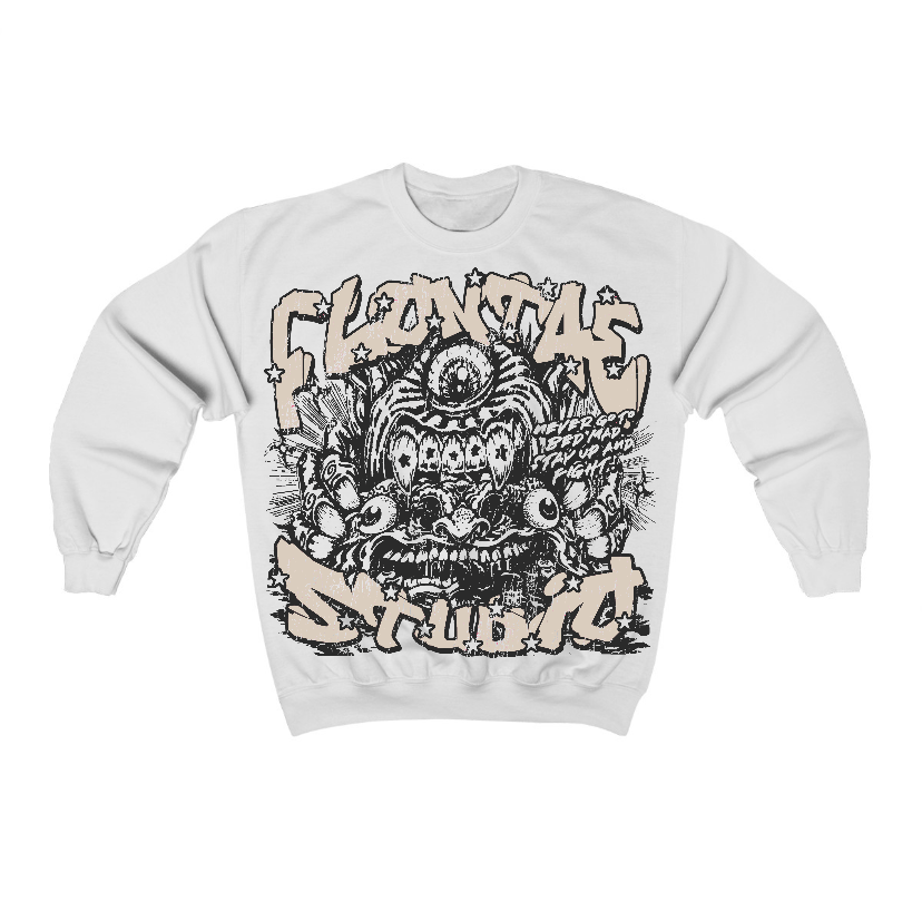 Reverse Metallic 5s Flontae Crewneck Sweatshirt Seems Fair Graphic