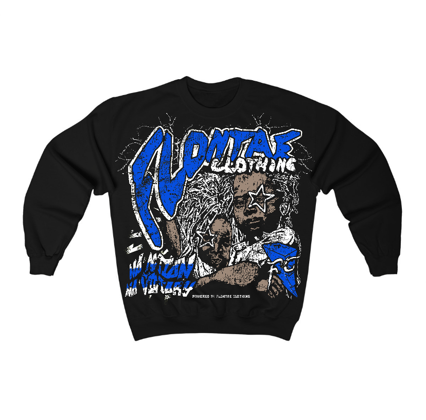 Blueberry 12s Flontae Crewneck Sweatshirt No Action Graphic