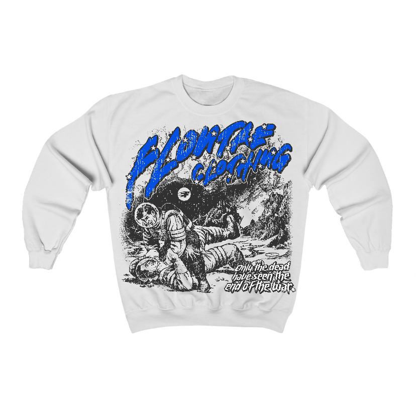 Blueberry 12s Flontae Crewneck Sweatshirt I Want To Know Graphic