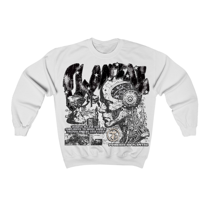 Reverse Metallic 5s Flontae Crewneck Sweatshirt Smartness Graphic