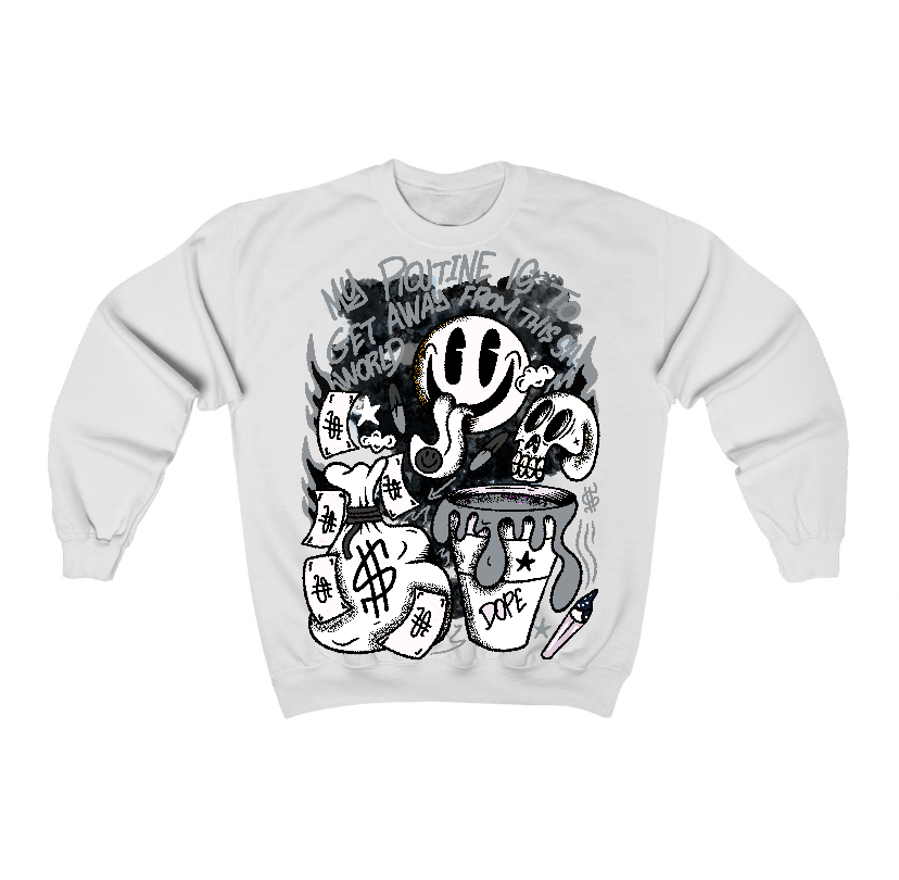 Fear 4s Flontae Crewneck Sweatshirt Stay Out Graphic