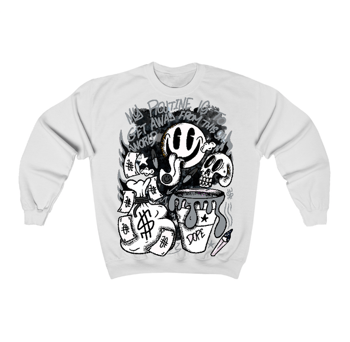Fear 4s Flontae Crewneck Sweatshirt Stay Out Graphic