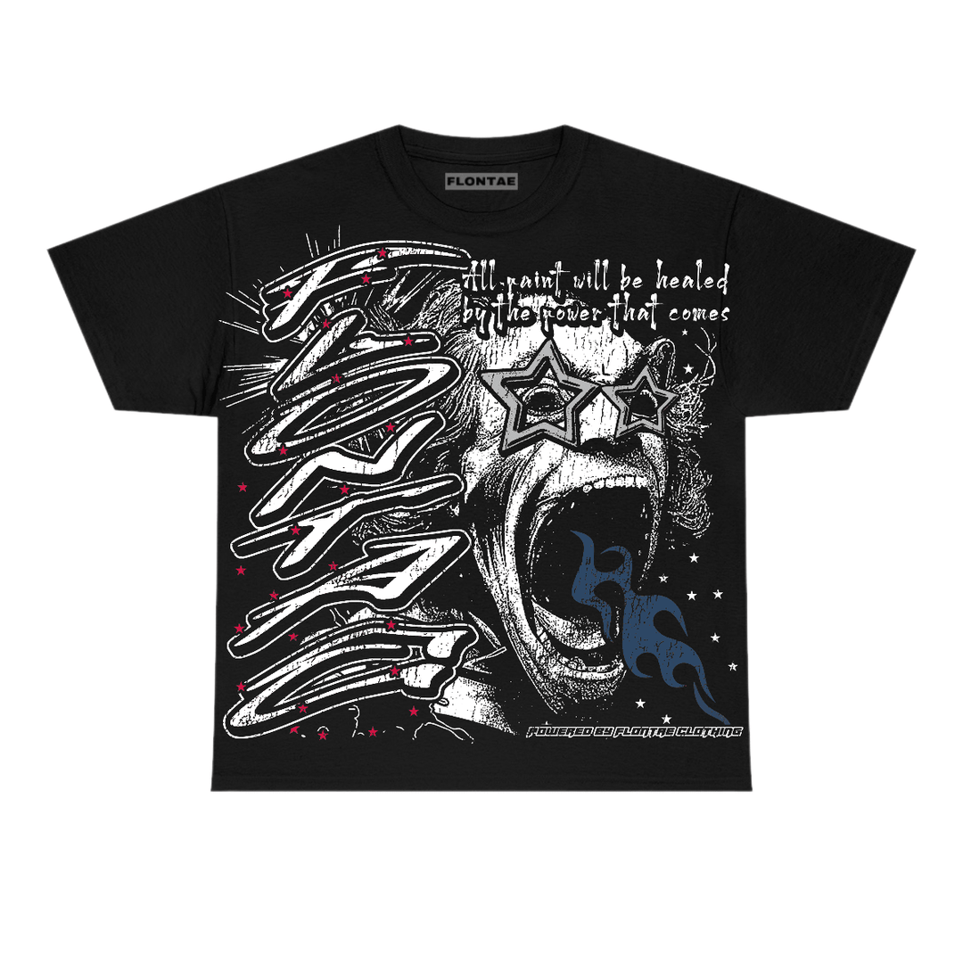 French Blue 12s Flontae T-Shirt Wonder Graphic