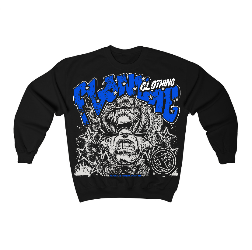 Blueberry 12s Flontae Crewneck Sweatshirt No Composure Graphic