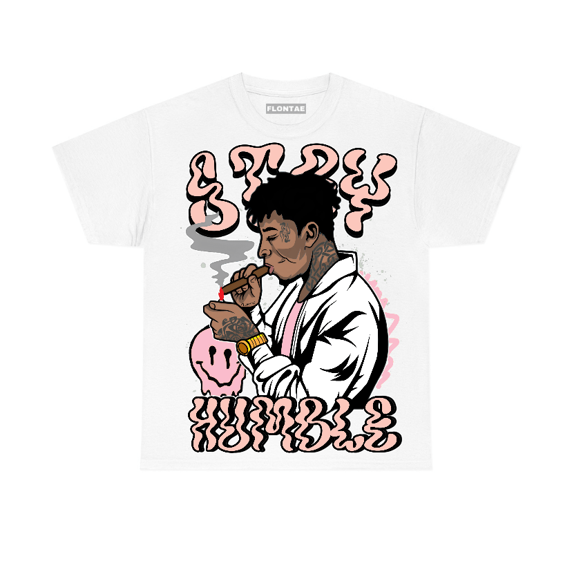 Legend Pink 11s Low Flontae T-Shirt Stay Humble Graphic
