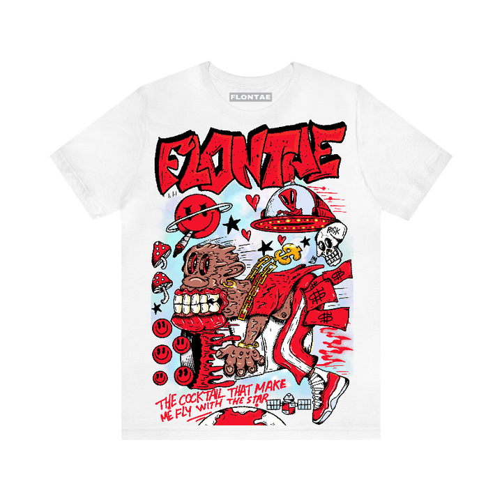 Cherry 11s Flontae T-Shirt I Believe Graphic