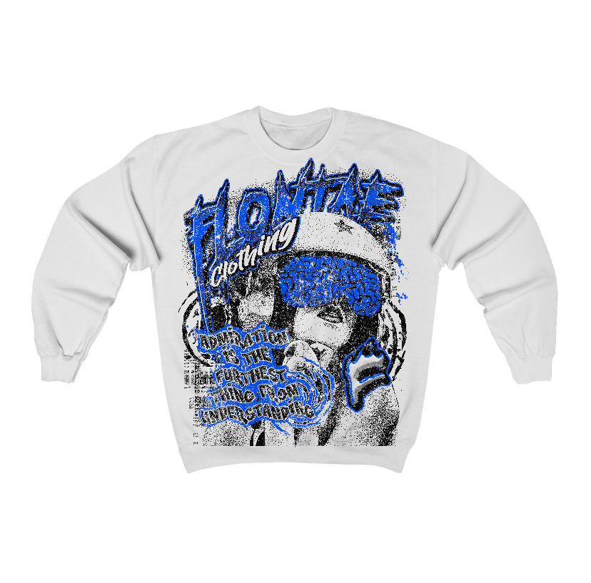 Blueberry 12s Flontae Crewneck Sweatshirt Understand Graphic