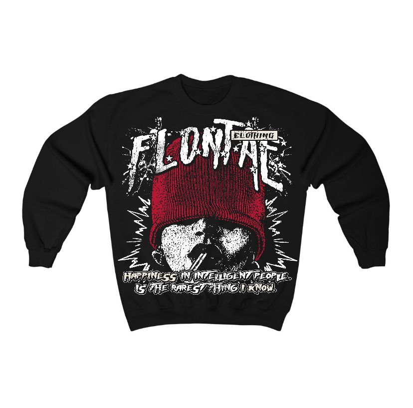 Black Toe Reimagined 1s Flontae Crewneck Sweatshirt Furious Graphic