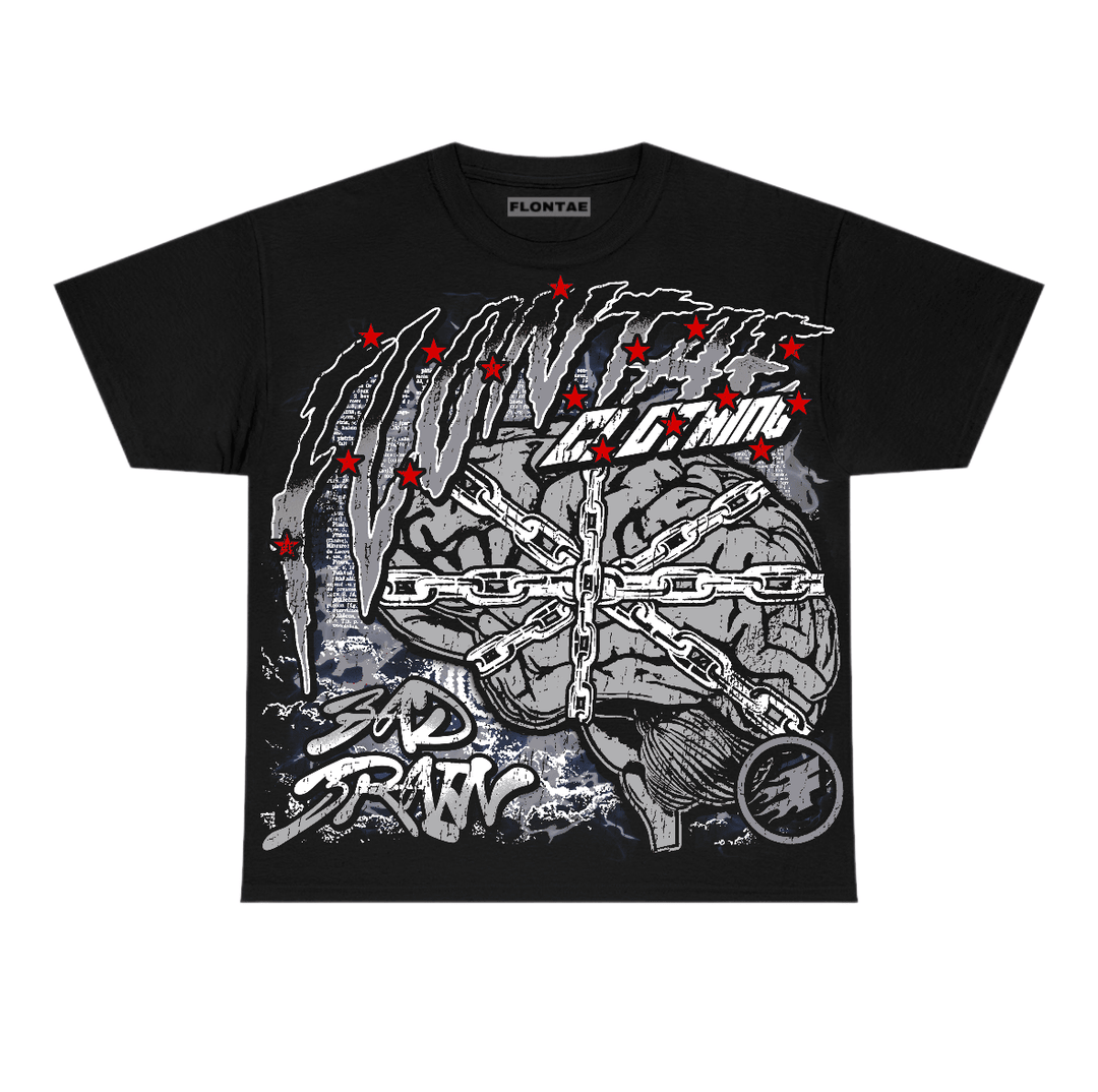 White Cement 4s Flontae T-Shirt Bad Brain Graphic