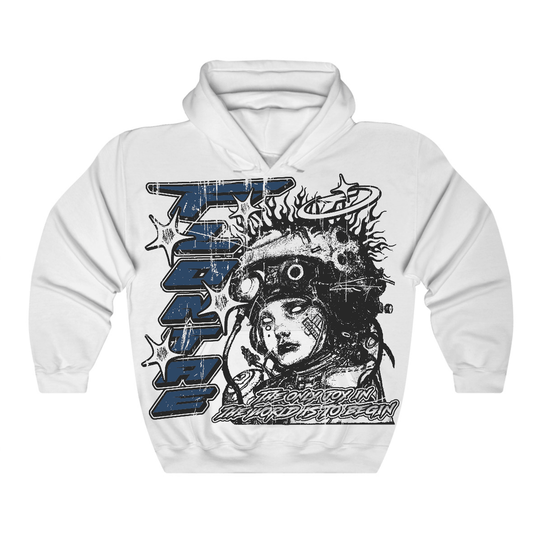 French Blue 12s Flontae Hoodie Self Aware Graphic