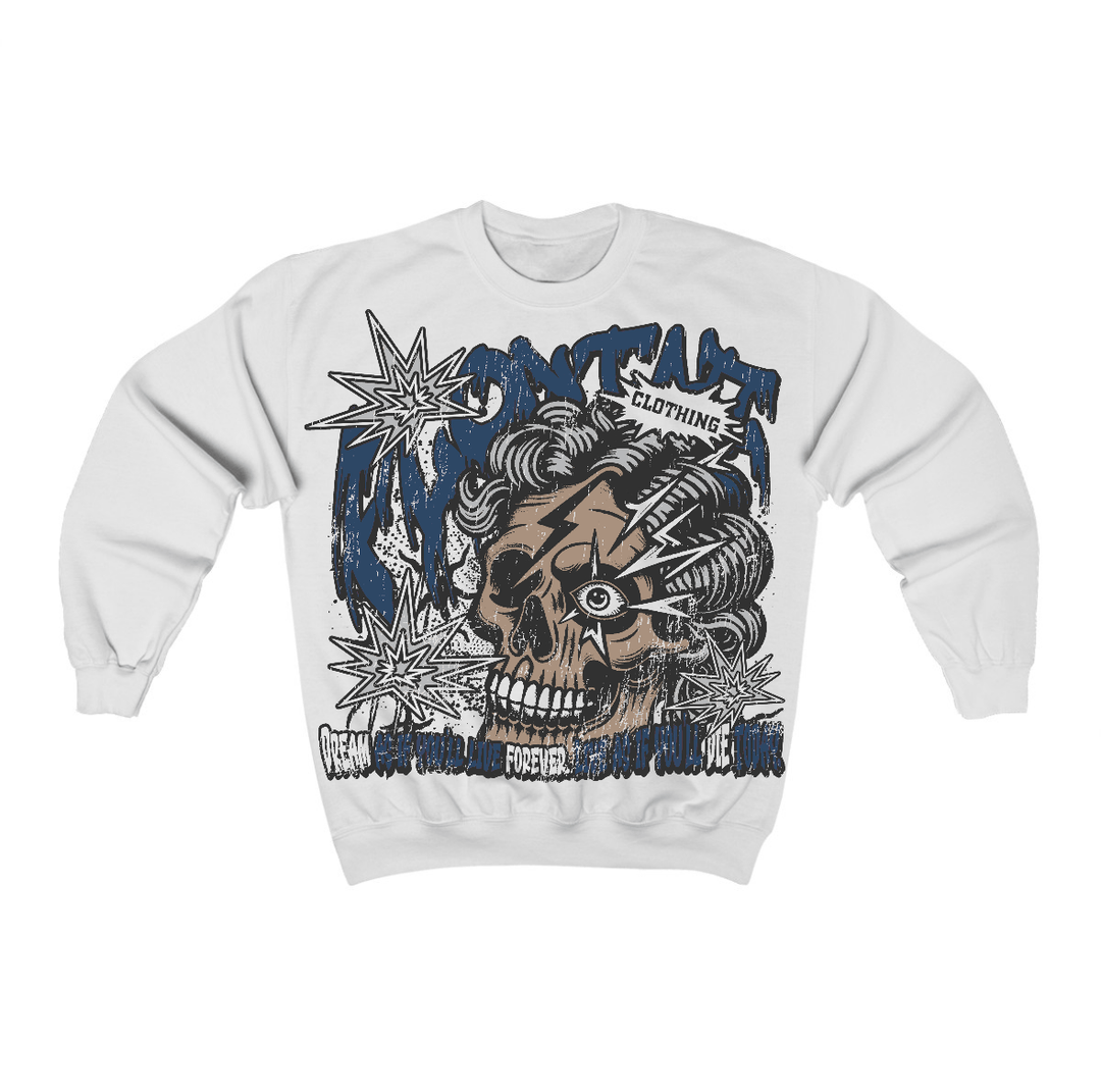 French Blue 12s Flontae Crewneck Sweatshirt Dream Graphic