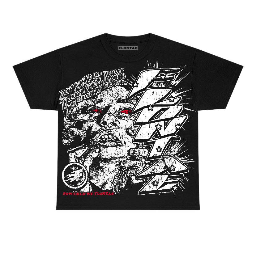 Bred 11s Low Flontae T-Shirt Forever Graphic