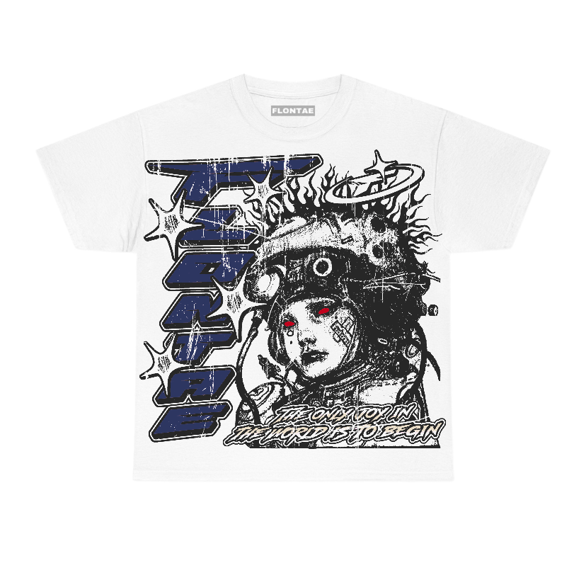 Deep Royal Blue 1s Flontae T-Shirt Self Aware Graphic