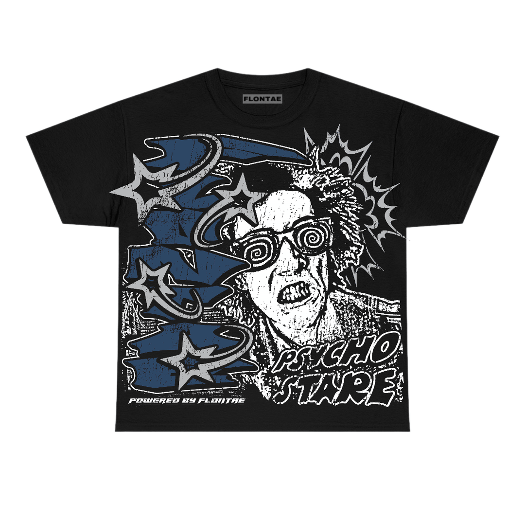 French Blue 12s Flontae T-Shirt Stare Graphic