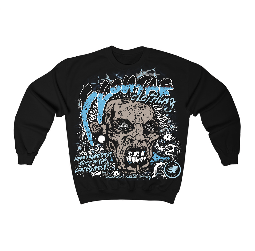 Legend Blue 11s Flontae Crewneck Sweatshirt Consequences Graphic
