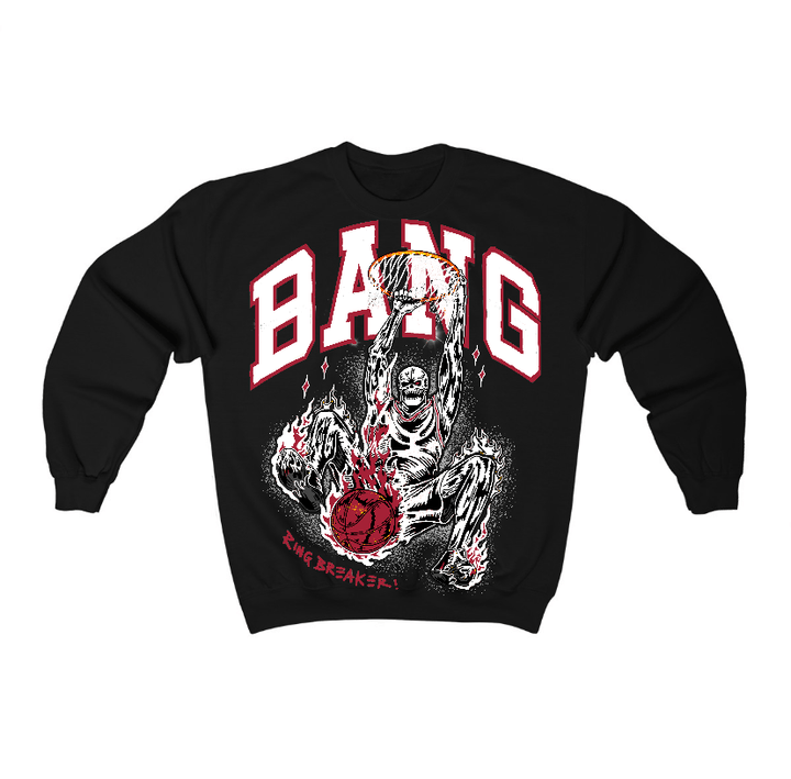 Black Toe 14s Flontae Crewneck Sweatshirt Get Up Graphic