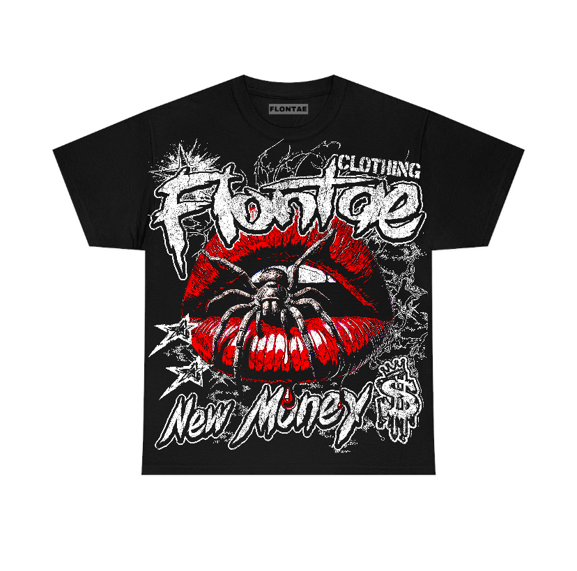 Bred 11s Low Flontae T-Shirt All Mouth Graphic