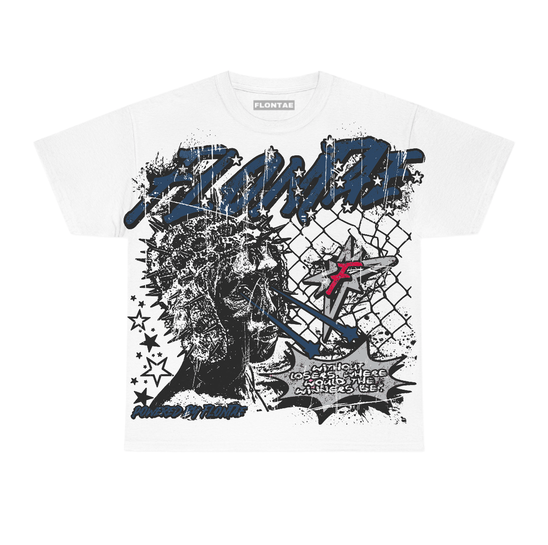 French Blue 12s Flontae T-Shirt Winners Graphic