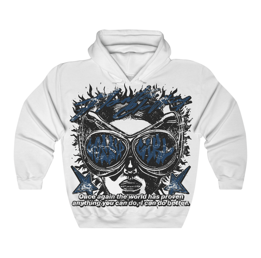 French Blue 12s Flontae Hoodie Be Better Graphic