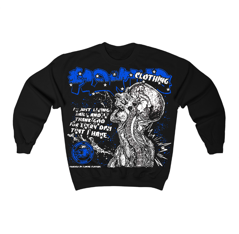 Blueberry 12s Flontae Crewneck Sweatshirt Not Losing Graphic