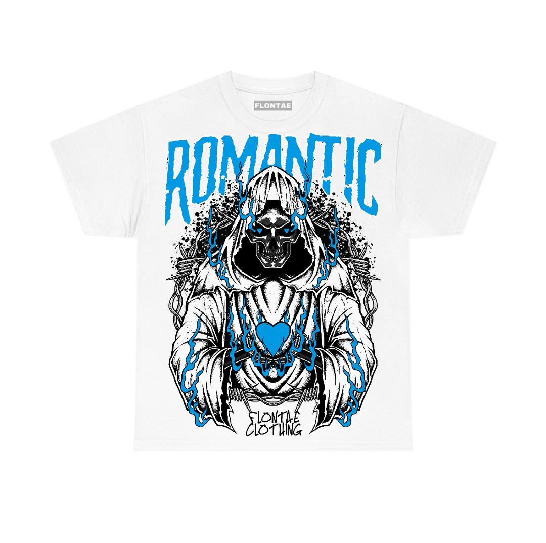 University Blue Reimagined 1s Flontae T-Shirt Just Love Graphic