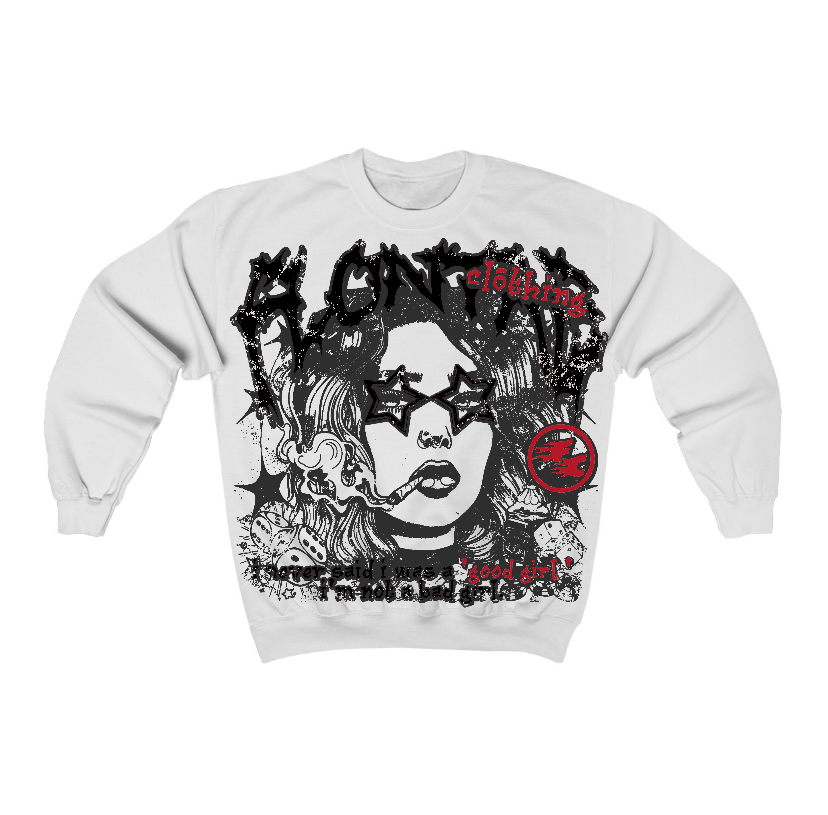 Flu Game 12s Flontae Crewneck Sweatshirt Keep Quiet Graphic