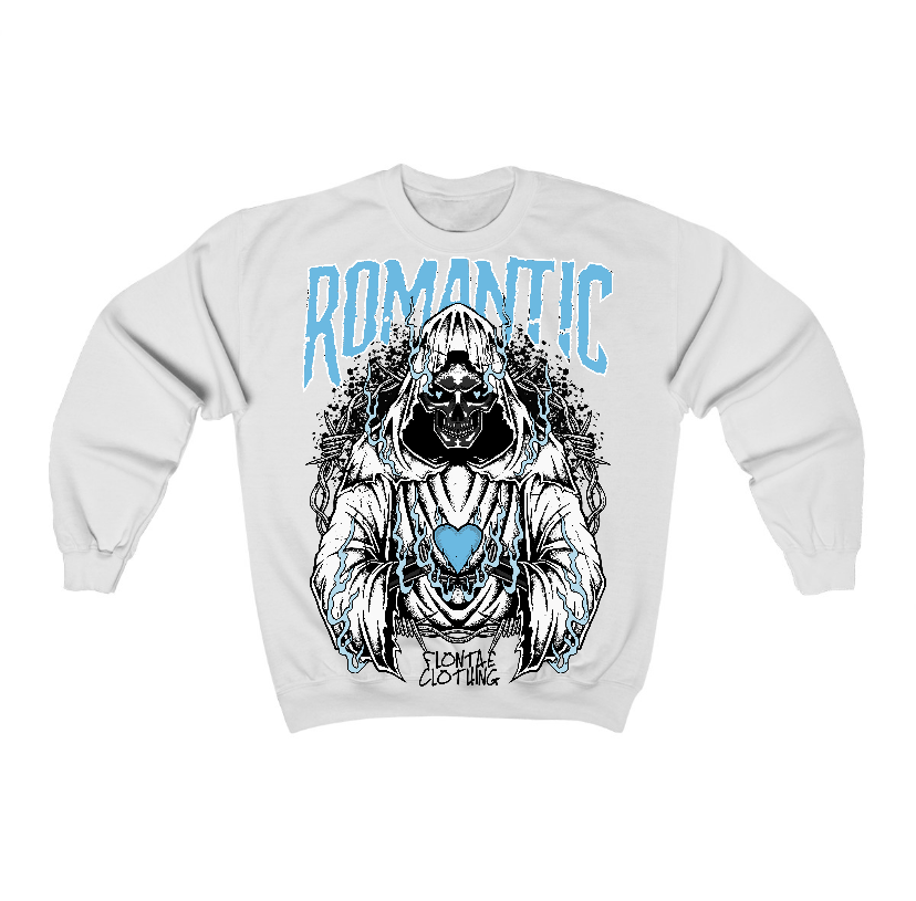 Legend Blue 11s Flontae Crewneck Sweatshirt Just Love Graphic