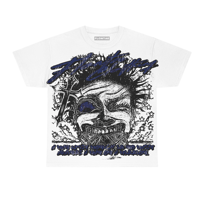 Deep Royal Blue 1s Flontae T-Shirt Nothing Else Graphic