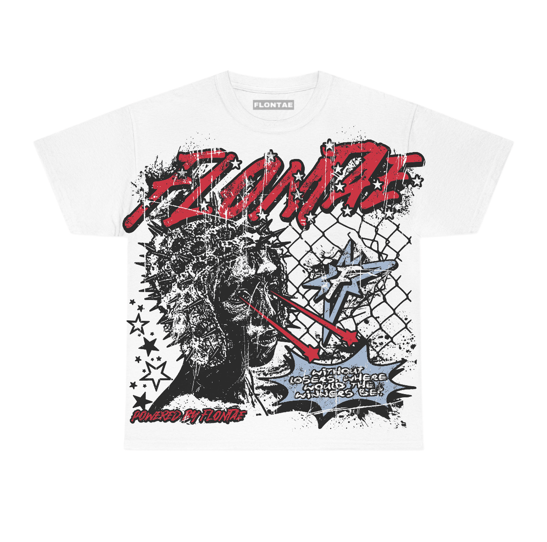 Fire Red “Black Tongue” 5s Flontae T-Shirt Winners Graphic