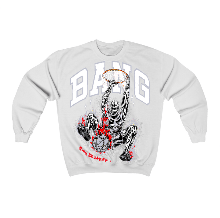 Black Cement 3s Flontae Crewneck Sweatshirt Get Up Graphic