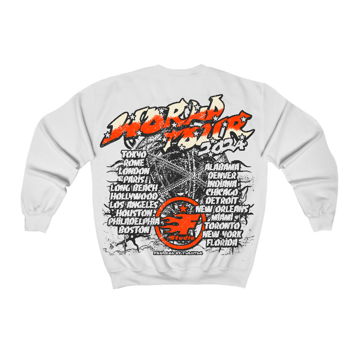 Georgia Peach 3s Flontae Crewneck Sweatshirt No Victory Graphic