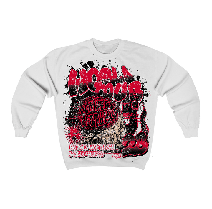85 Bred 1s Flontae Crewneck Sweatshirt Intelligence Graphic