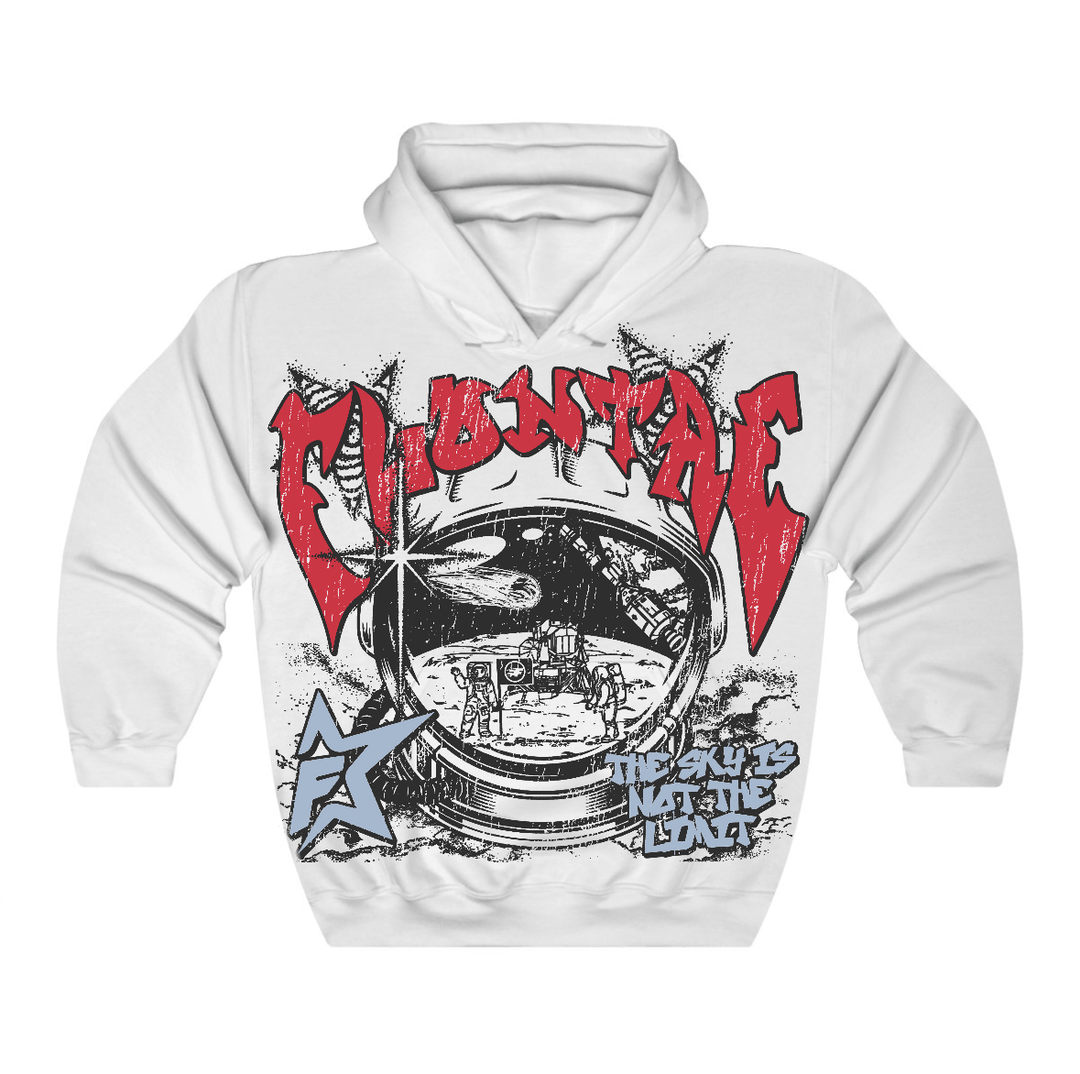 Fire Red “Black Tongue” 5s Flontae Hoodie Stay Ahead Graphic
