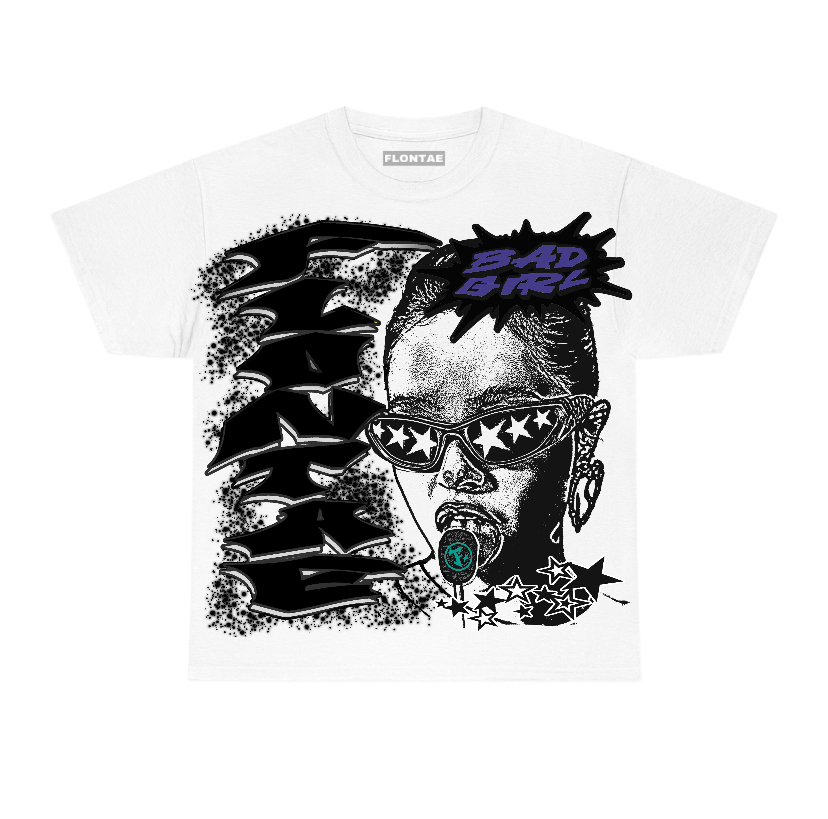 Grape 5s Flontae T-Shirt Baddie Graphic