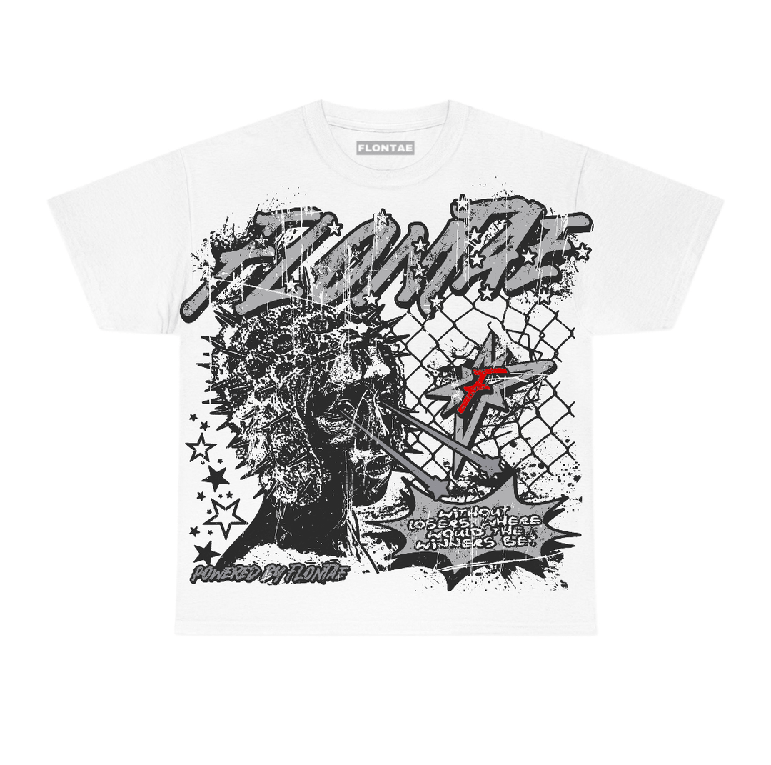 White Cement 4s Flontae T-Shirt Winners Graphic