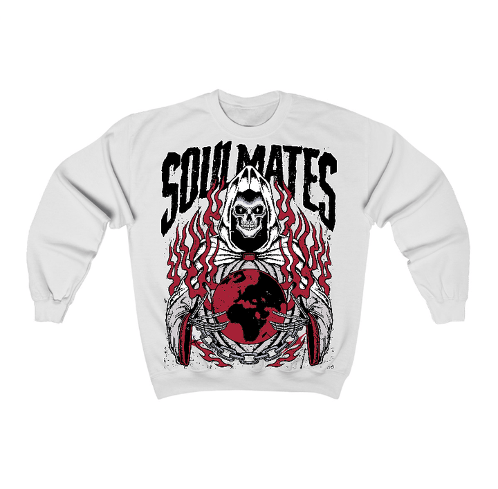 Black Toe 14s Flontae Crewneck Sweatshirt Soulmates Graphic