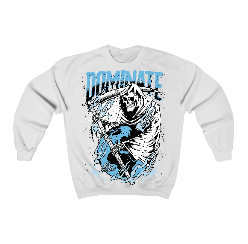 Legend Blue 11s Flontae Crewneck Sweatshirt Dominate Graphic