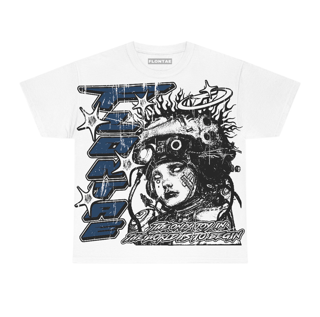 French Blue 12s Flontae T-Shirt Self Aware Graphic