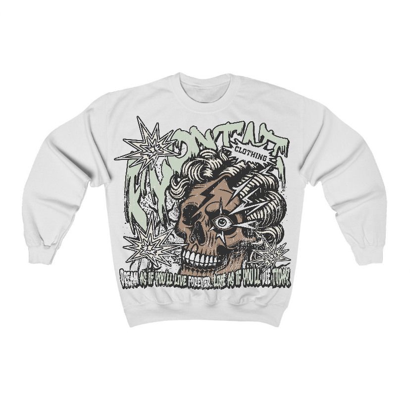 Seafoam 4s Flontae Crewneck Sweatshirt Dream Graphic
