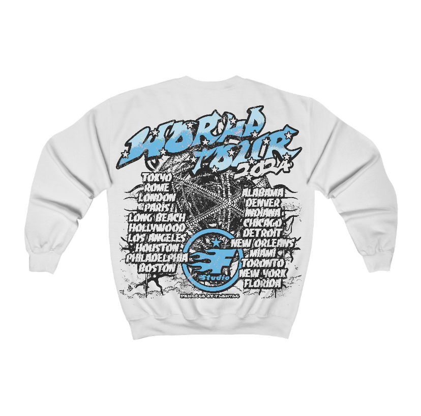 Legend Blue 11s Flontae Crewneck Sweatshirt No Victory Graphic