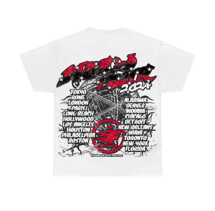 Red Taxi 12s Flontae T-Shirt No Victory Graphic