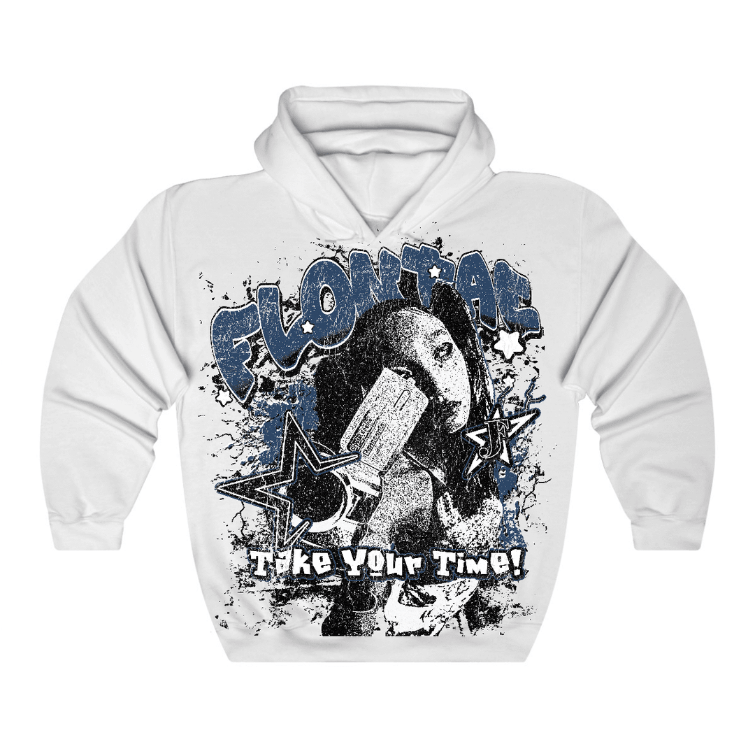 French Blue 12s Flontae Hoodie Be Patient Graphic
