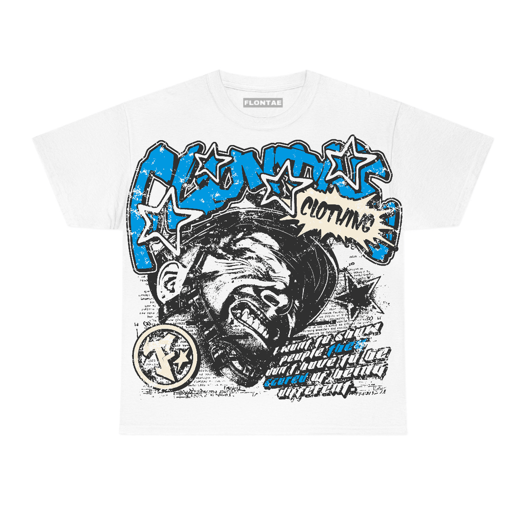 University Blue Reimagined 1s Flontae T-Shirt Be Unique Graphic