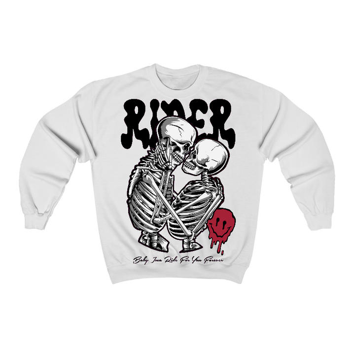 Black Toe 14s Flontae Crewneck Sweatshirt Rider Graphic