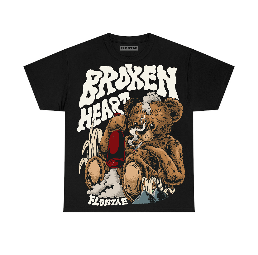 Cinnabar 1s Flontae T-Shirt Broken Heart Graphic