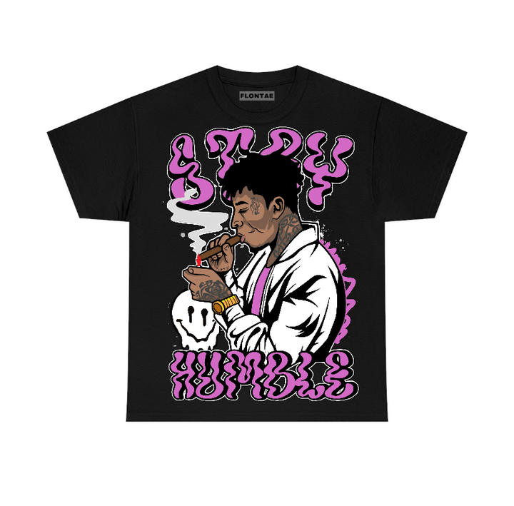 Hyper Violet 4s Flontae T-Shirt Stay Humble Graphic