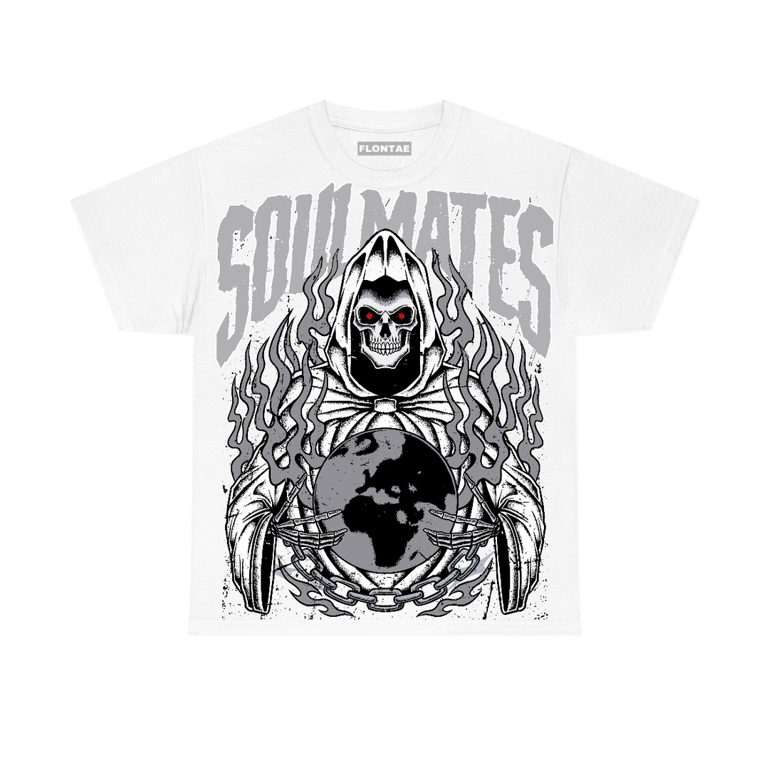 White Cement 4s Flontae T-Shirt Soulmates Graphic