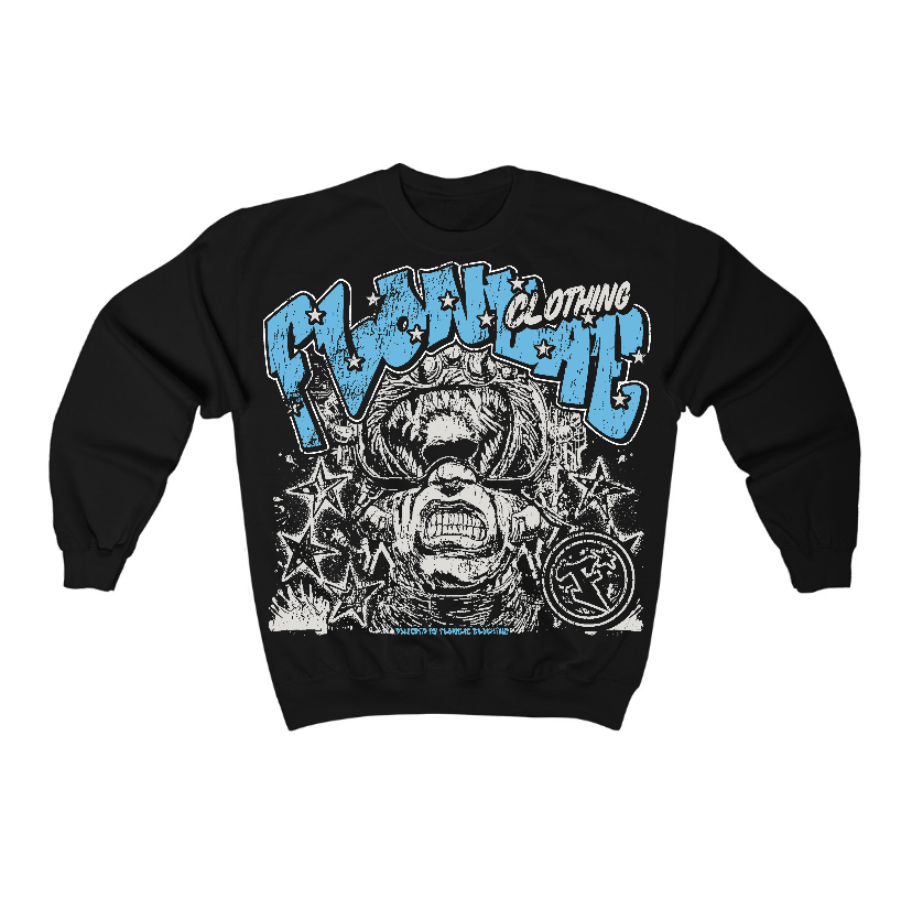 Legend Blue 11s Flontae Crewneck Sweatshirt No Composure Graphic